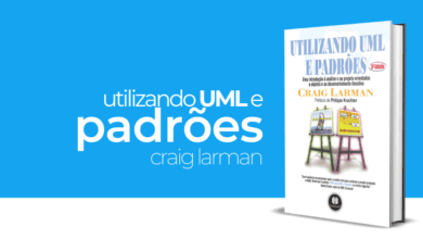 Utilizando UML e Padrões" de Craig Larman guia prático para aplicar UML e padrões de projeto em desenvolvimento de software