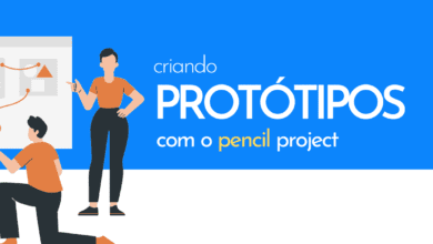 Crie protótipos de interface gratuitamente com o Pencil Project.