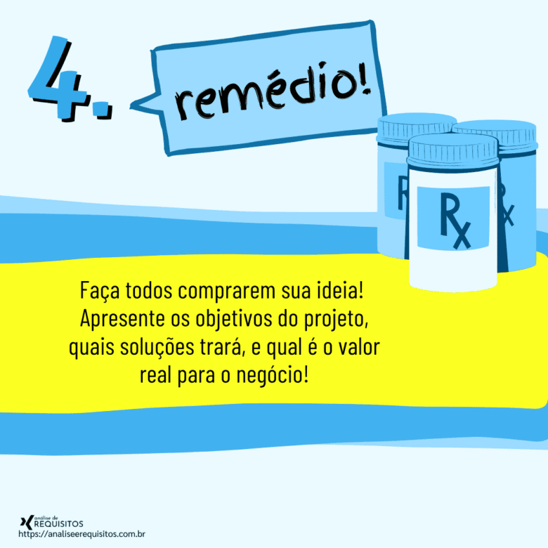 Como fazer kick off em 8 passos: 4º - Prescreva o remédio: como o projeto vai resolver o problema?