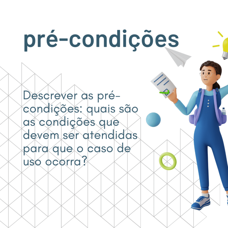 Descrição das pré-condições necessárias para execução de um caso de uso. Descrição das pré-condições necessárias para execução de um caso de uso.