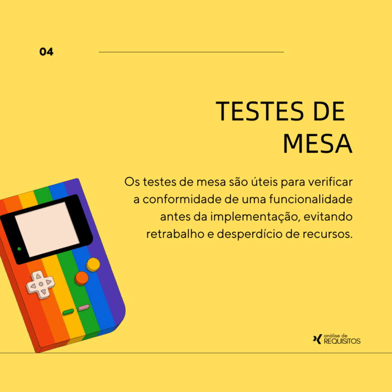 5 Técnicas de levantamento de requisitos: Testes de mesa