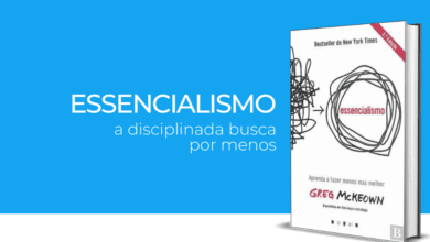 Capa do livro Essencialismo: A disciplinada busca por menos, de Greg McKeown