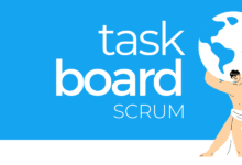 O Scrum Board organiza tarefas nas colunas "To Do", "In Progress" e "Done" para eficiente gestão no Scrum.