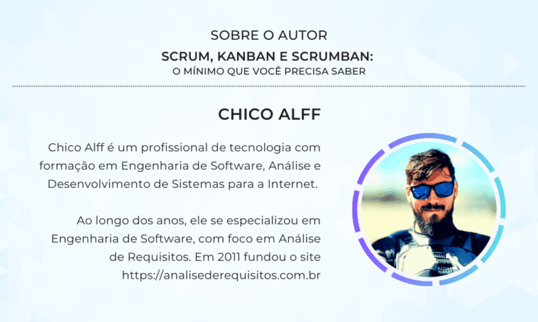 Chico Alff: especialista em Eng. de Software, foco em Análise de Requisitos, projetos públicos, ERP, IA, IoT e linguagem neural.