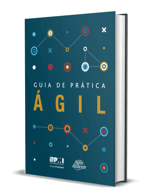 Capa do Guia de Prática Ágil do PMI - Recurso essencial para gerenciamento ágil de projetos