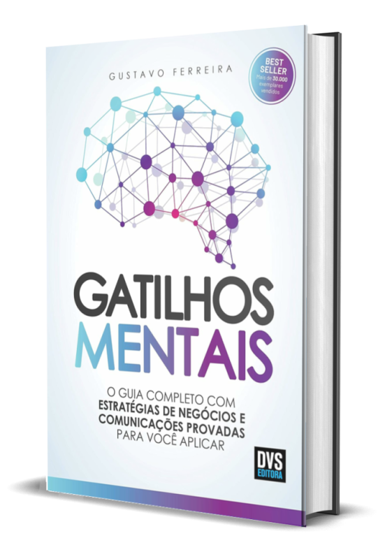 Capa do livro "Gatilhos Mentais: O Guia Completo com Estratégias de Negócios e Comunicações Provadas para Você Aplicar